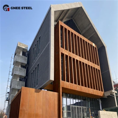 Weathering steel: Exploring diversity in architecture and interior design-2