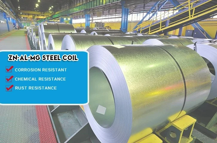 Zn-Al-Mg Alloys Steel Coil Zn-Al-Mg Alloys Steel Coil
